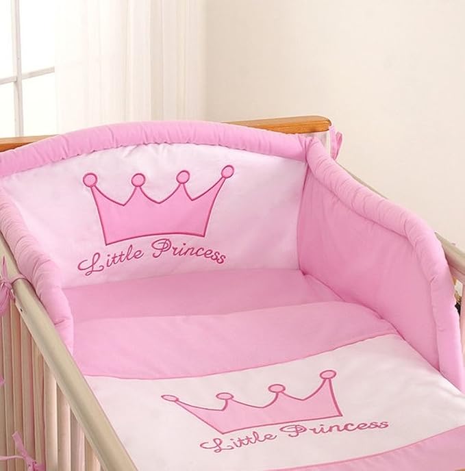 Tour De Lit Bebe Princesse Rose Fabrication Europeenne Amazon Fr Bebe Et Puericulture