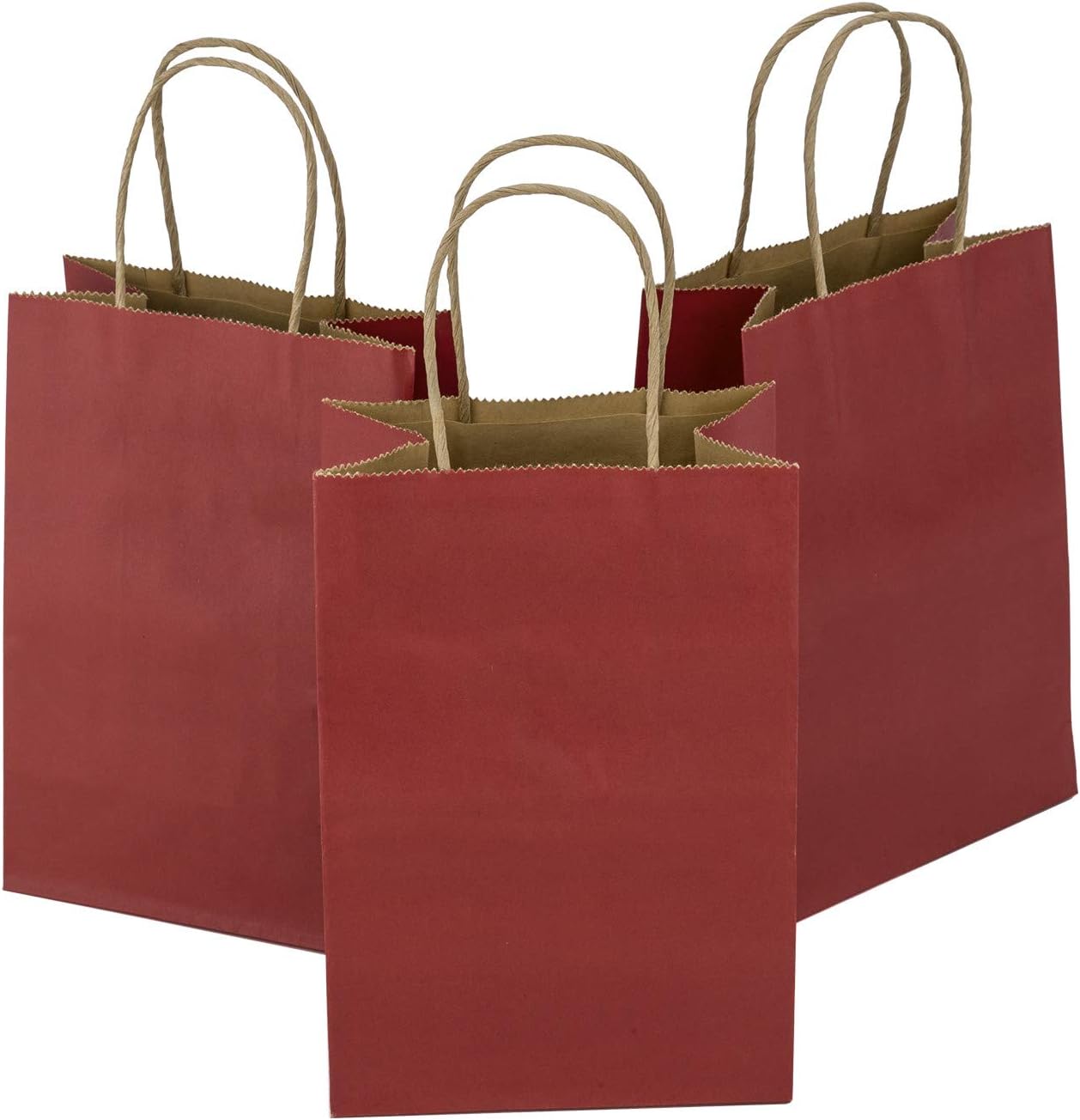 Download Buy Ronvir Small Red Paper Bags With Handles 50pcs Red Party Favor Bags Bulk For Festival Wedding Christmas Holiday Celebrations Anniversary 5 25 X 3 75 X 8 Inches Online In Vietnam B08b4mjl2s