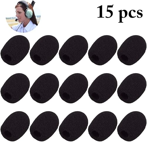 Schaum Abdeckung  Outgeek STA CKE Headset Mikrofon Windschutzscheibe Schaum Mic Covers Schutz Ersatz Mikrofon Covers Mic Windschutzscheibe
