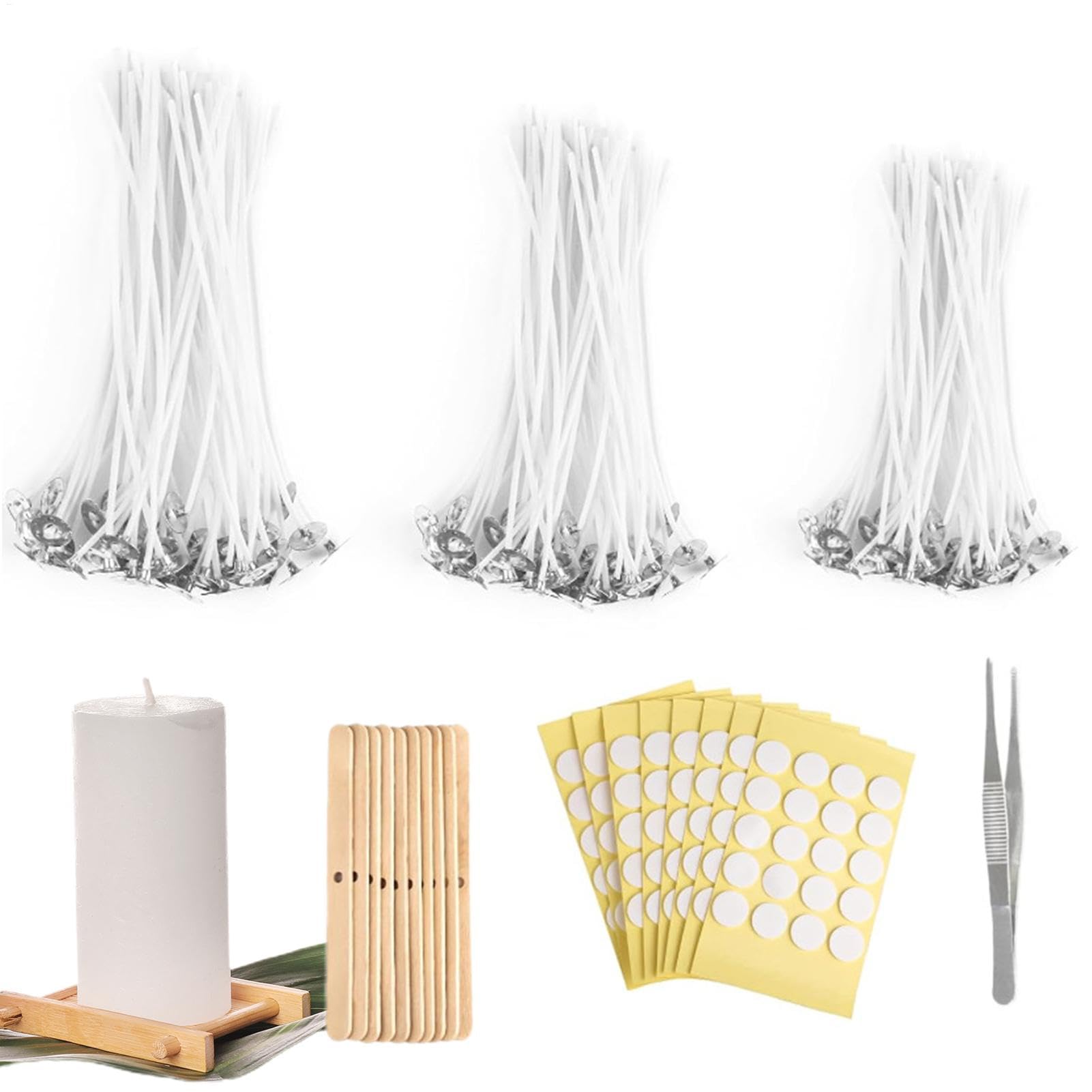 Mèches de bougies et outils de fabrication avec pince pour loisirs créatifs