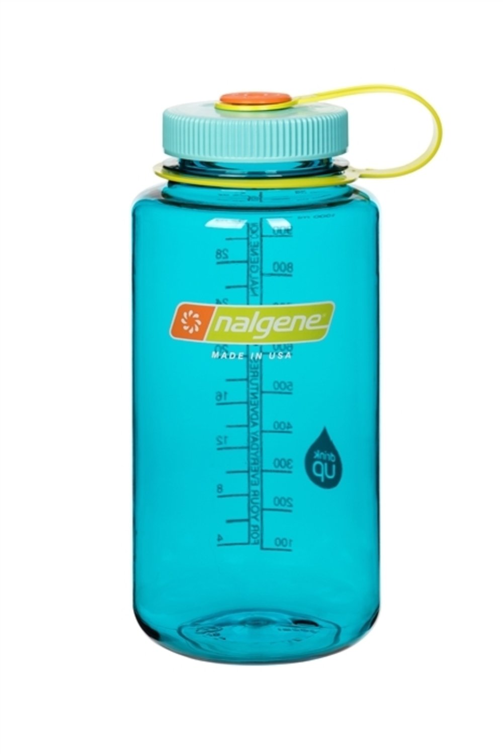 Nalgene Blue Cerulean Tritan Wide Mouth Bpa-Free Water Bottle, 32 Oz, Cerulean