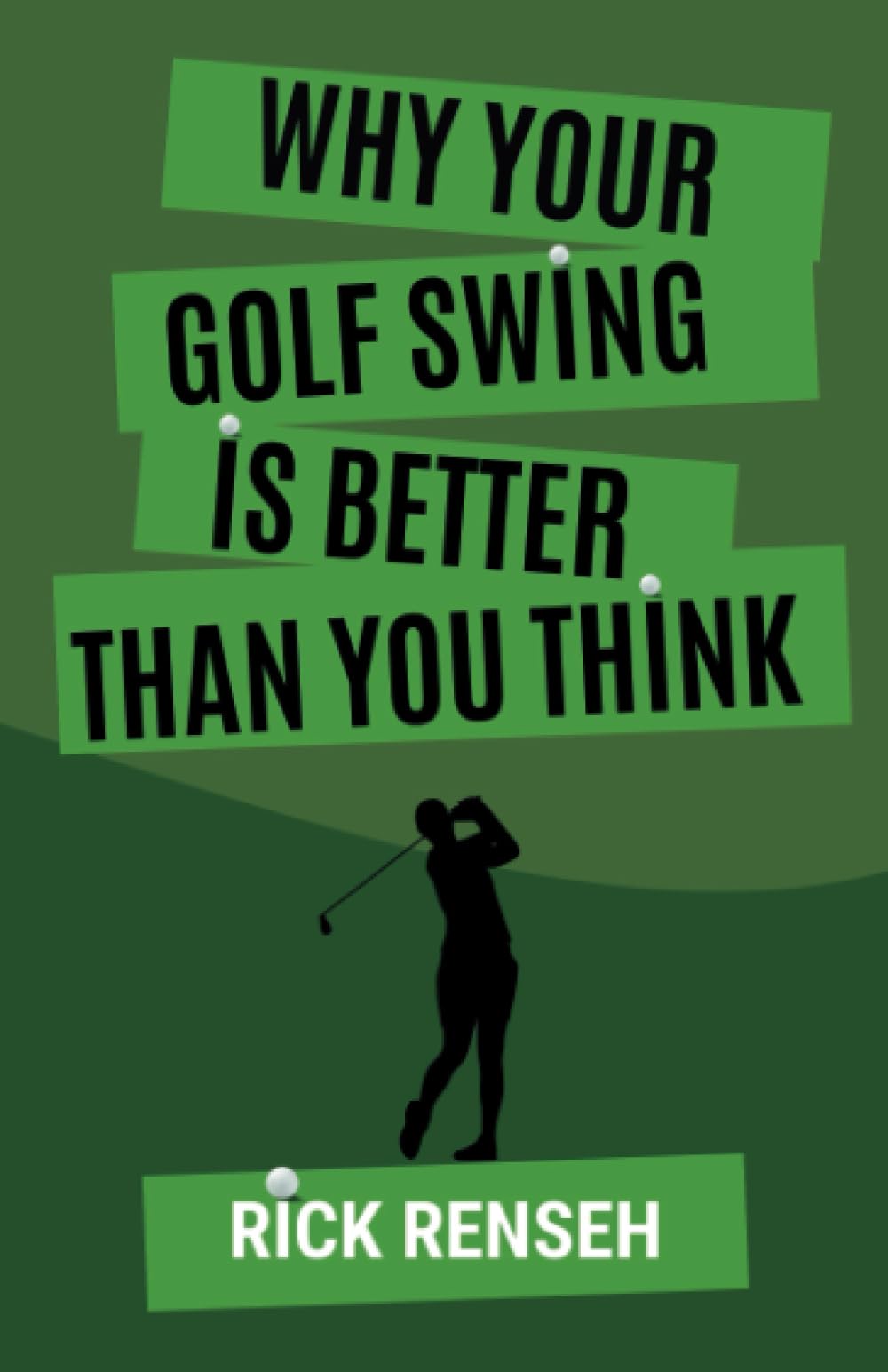Why your Golf Swing is Better Than you Think: Fun book with only three words on each page, "No, it isn't!"