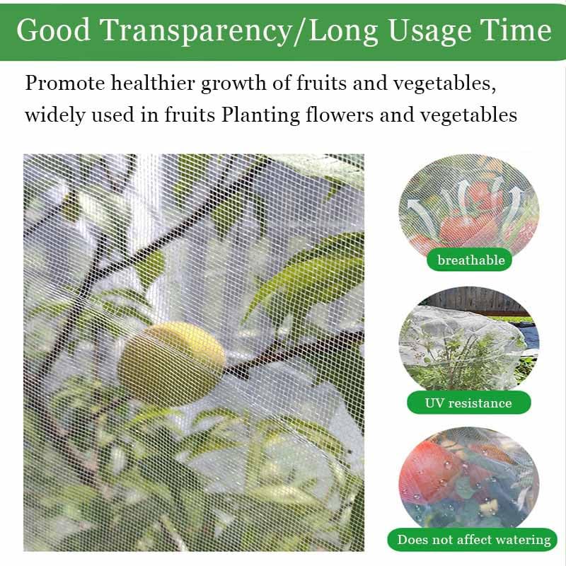 Rete Anti Insetti,Rete Anti Insetti per Orto,Rete di Protezione dagli Insetti,Rete Anti Uccelli,Rete di Protezione delle Piante,Reti Protettive da Giardino,Colture e Serre(3 * 10m)