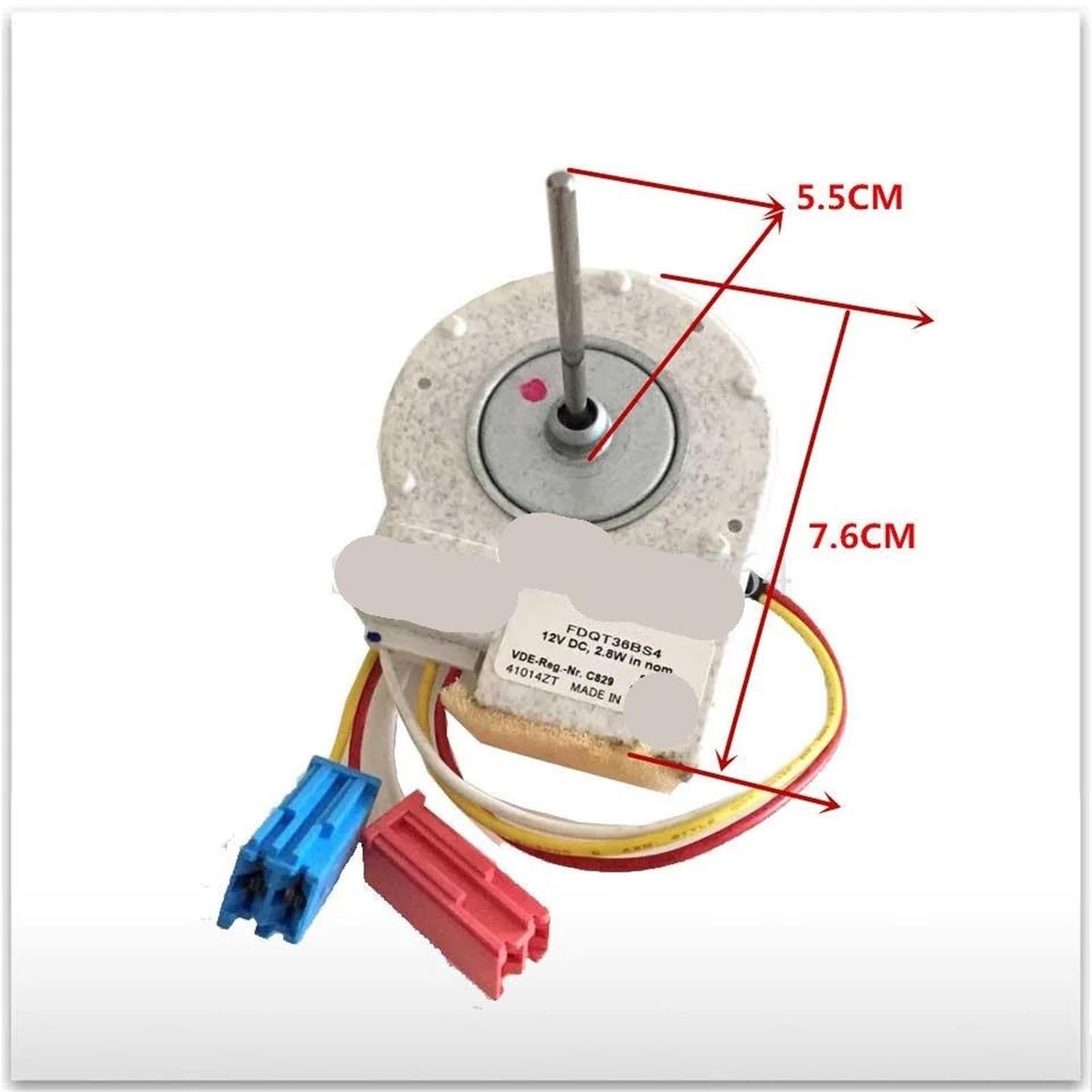 For Trabajar con refrigerador FDQT36BS4 Motor de Ventilador de 12v