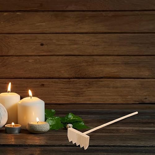 Miniatura 7 de SUPVOX 3 piezas Mini Zen arena rastrillos de bambú rastrillo herramienta decoración jardín arena rastrillo feng Shui decoración para mesa de oficina