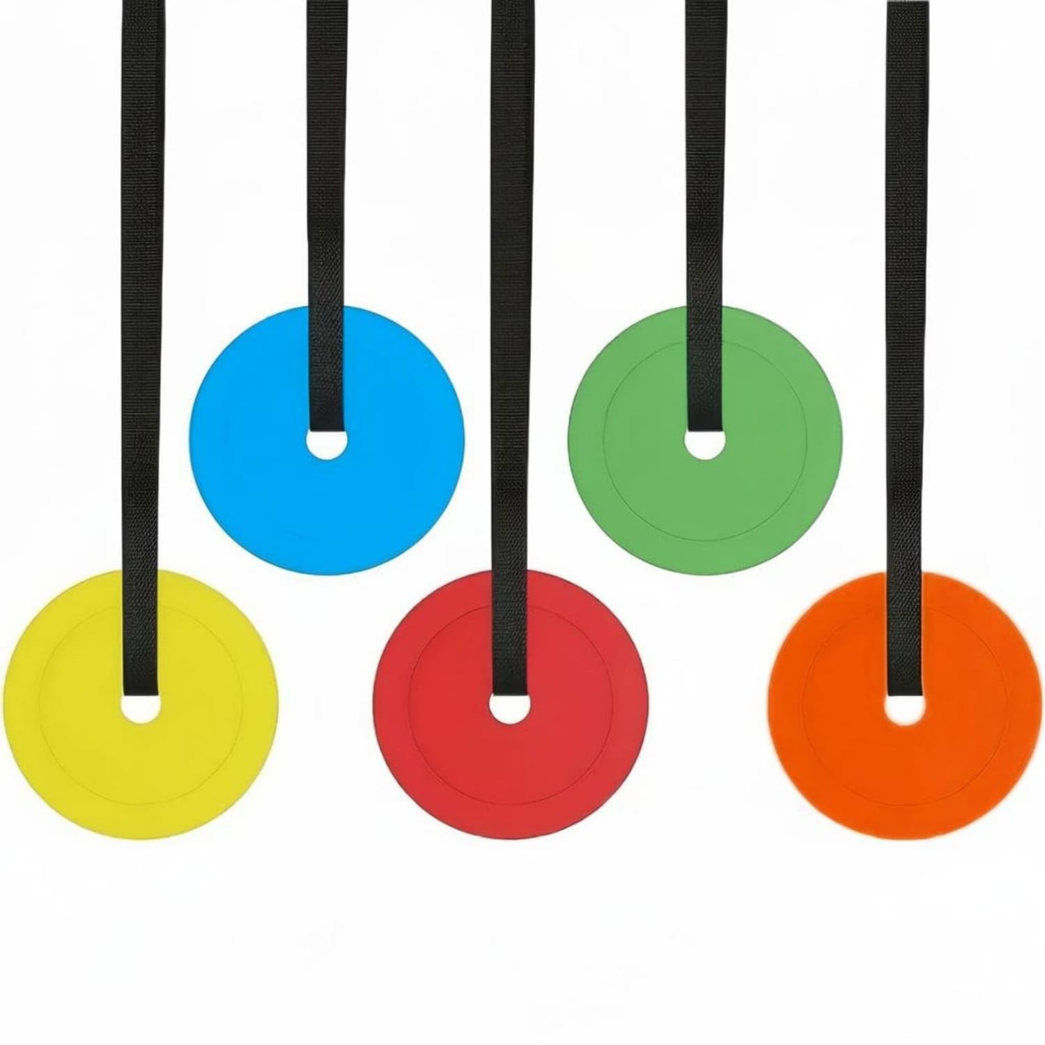 4 Pieces Indoor/Outdoor Use Hanging Football Goal Target Portable Hanging Soccer Target Easy Setup Goal Accuracy Coach Lightweight for Beginners, Coaches, Kids, Team Exercises, Red|Goals &-image-41