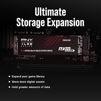 Amazon.com: PNY XLR8 Gaming CS3140 2TB PCIe Gen4 SSD - Up to