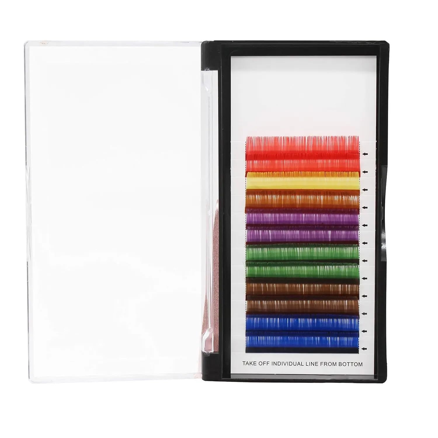 Styfy Colorful Easy Fan Eyelash Extensions, 8 Shades, Soft and Vibrant-picture-14