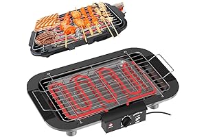 Electric 110V Indoor Outdoor 2000W BBQ Grill