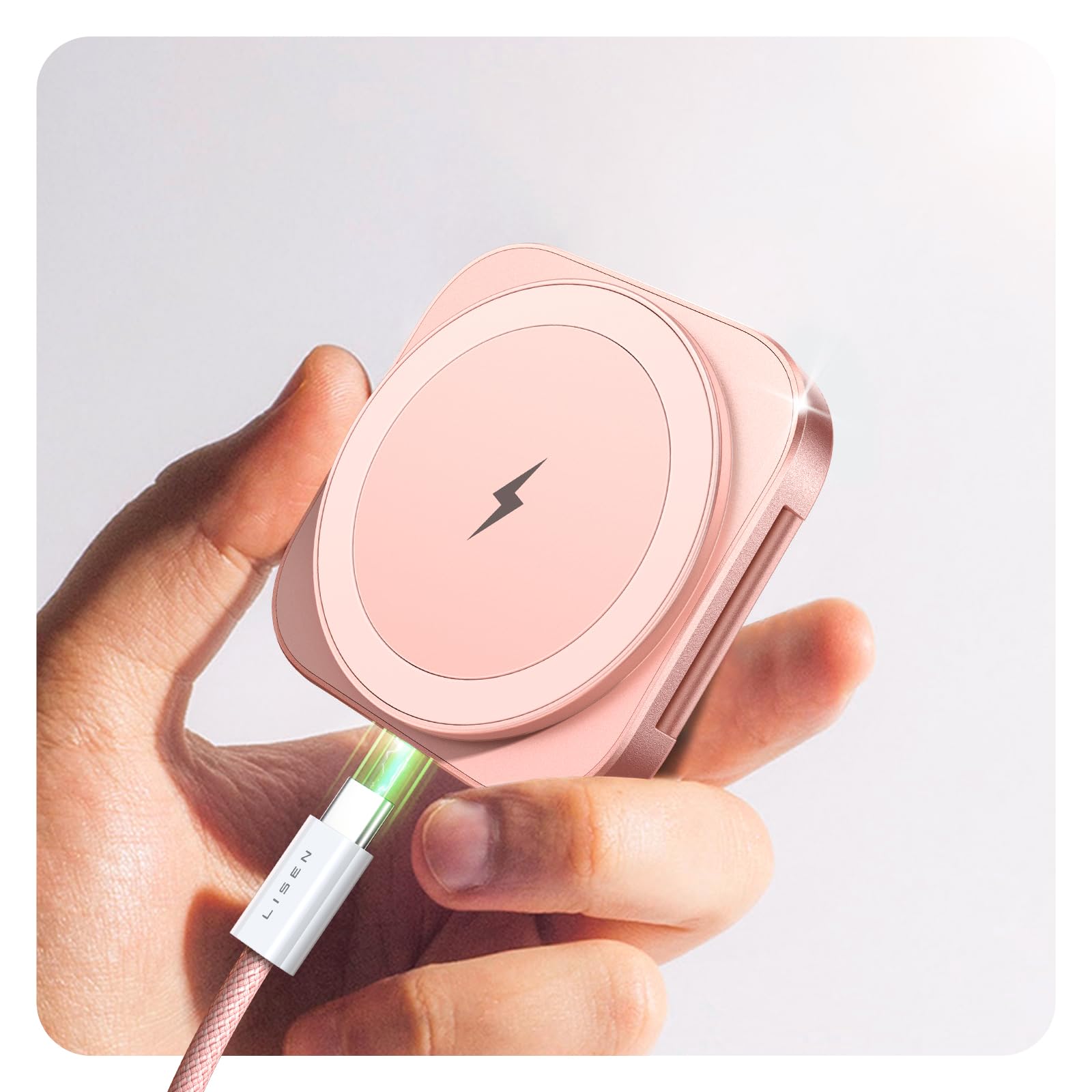 Amazon.co.jp: LISEN Magsafe充電器 業界極小サイズ マグセーフ充電器
