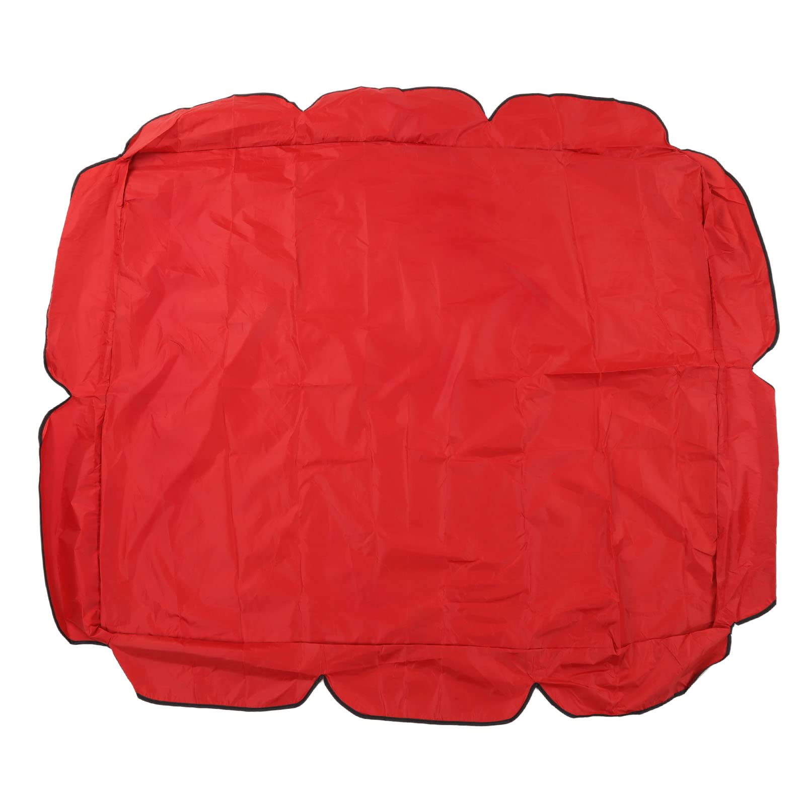 Toit de balancelle imperméable et anti-UV Oxford 210D argenté résistant au vent rouge