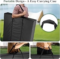 Vista 5 de Bolsa de almacenamiento de mesa plegable, bolsa de transporte portátil para mesas de picnic plegables, almacenamiento o transporte 600D impermeable