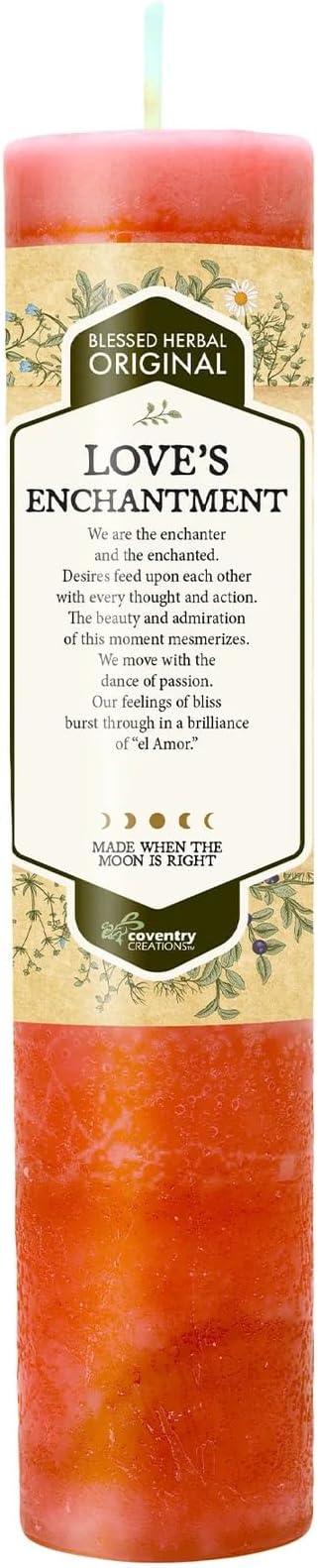 Blessed Herbal Candles - Love's Enchantment