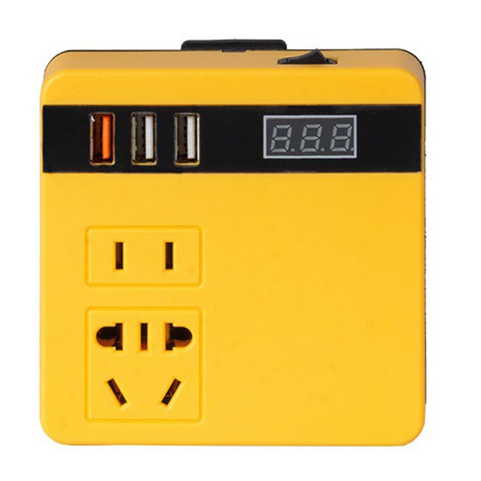 Irfora Inversor de batería de litio de 120 W, herramientas de litio multifunción, inversor de batería, inversor de 21 V a 220 VAC, inversor inteligente bimotor con múltiples