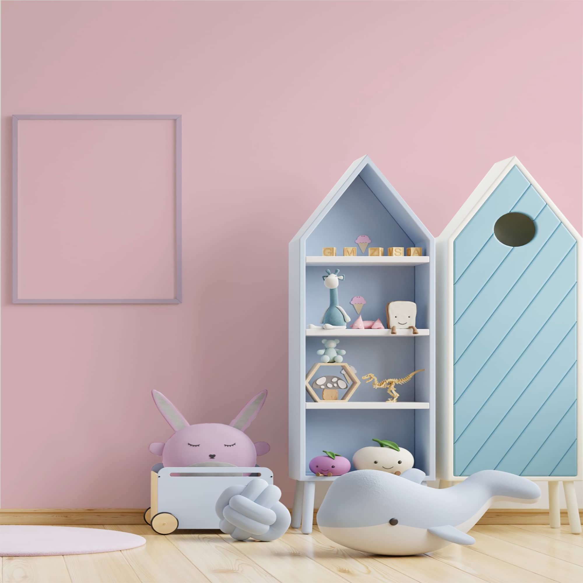 BOX DECO COULEURS Pintura natural ecológica interior exterior con aspecto mate Natura – 2,5 l/33 m² [Clase energética A+], rosa
