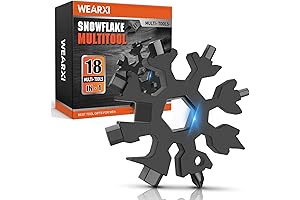 Stocking Stuffers for Men Adults: 18-in-1 Snowflake Multitool
