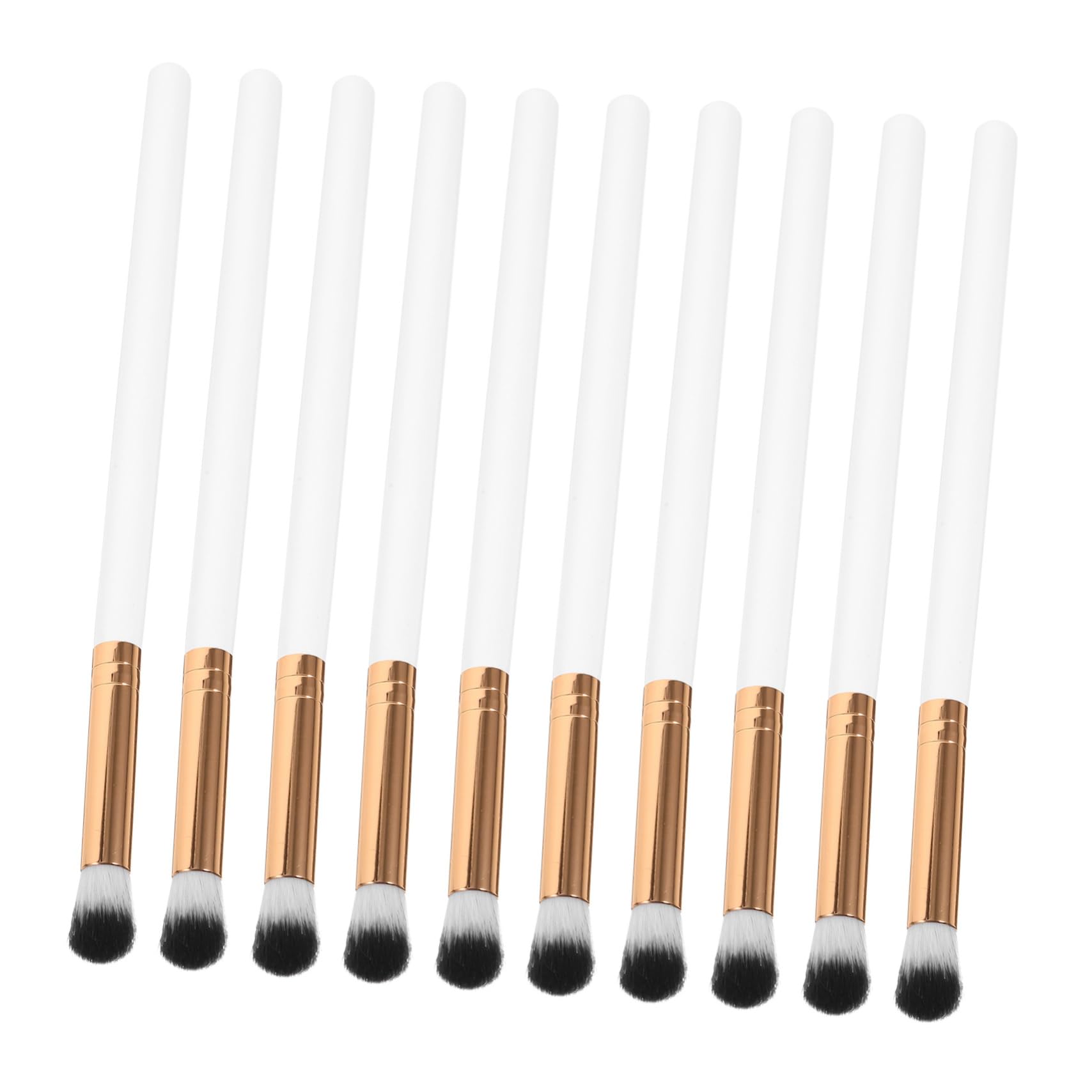 FOMIYES 10pcs Women Eye Shadow Brush Set Small Eyeshadow Brush Concealer Makeup Eye Contouring Reusable Compact Comfortable Grip
