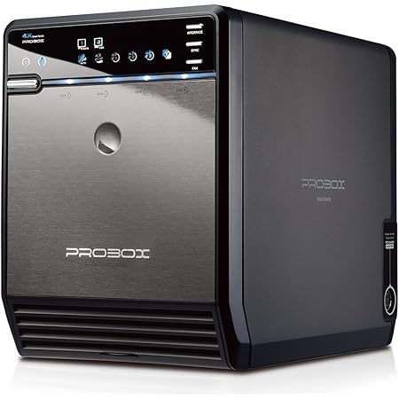 Mediasonic ProBox HF2-SU3S2 4 Bay 3.5” SATA HDD Enclosure – USB 3.0 & eSATA Support SATA 3 6.0Gbps HDD transfer speed