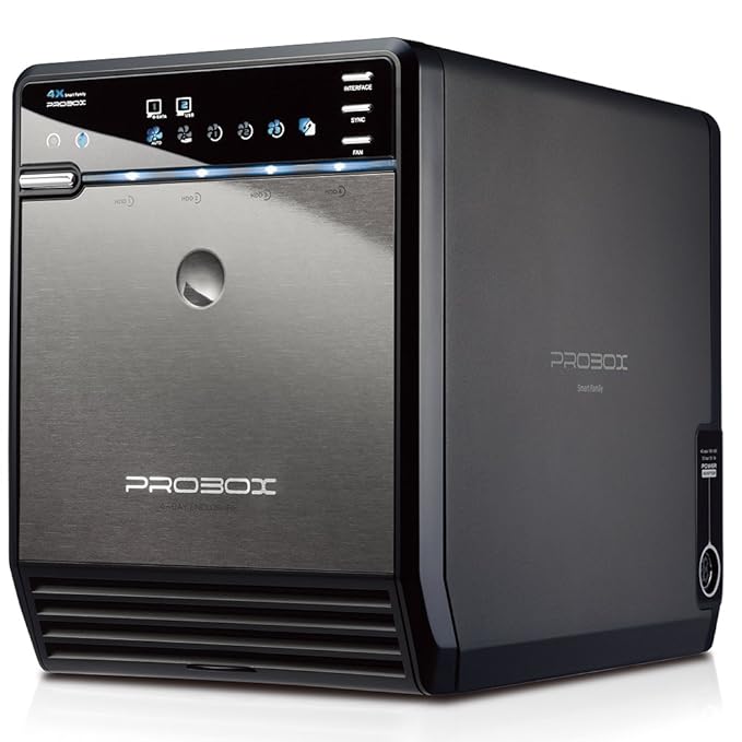 Mediasonic ProBox 4 Bay Hard Drive Enclosure with USB 3.0 and eSATA