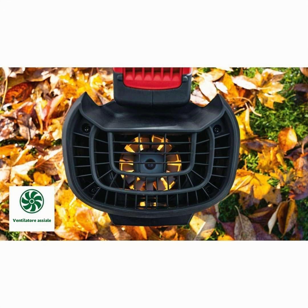 Bosch Soffiatore a batteria AdvancedLeafBlower 36V-750 (1 batteria da 2,0 Ah, 36 Volt System, per la pulizia di foglie ostinate e aree di grandi dimensioni, leggero: 2,8 kg, in confezione di cartone)