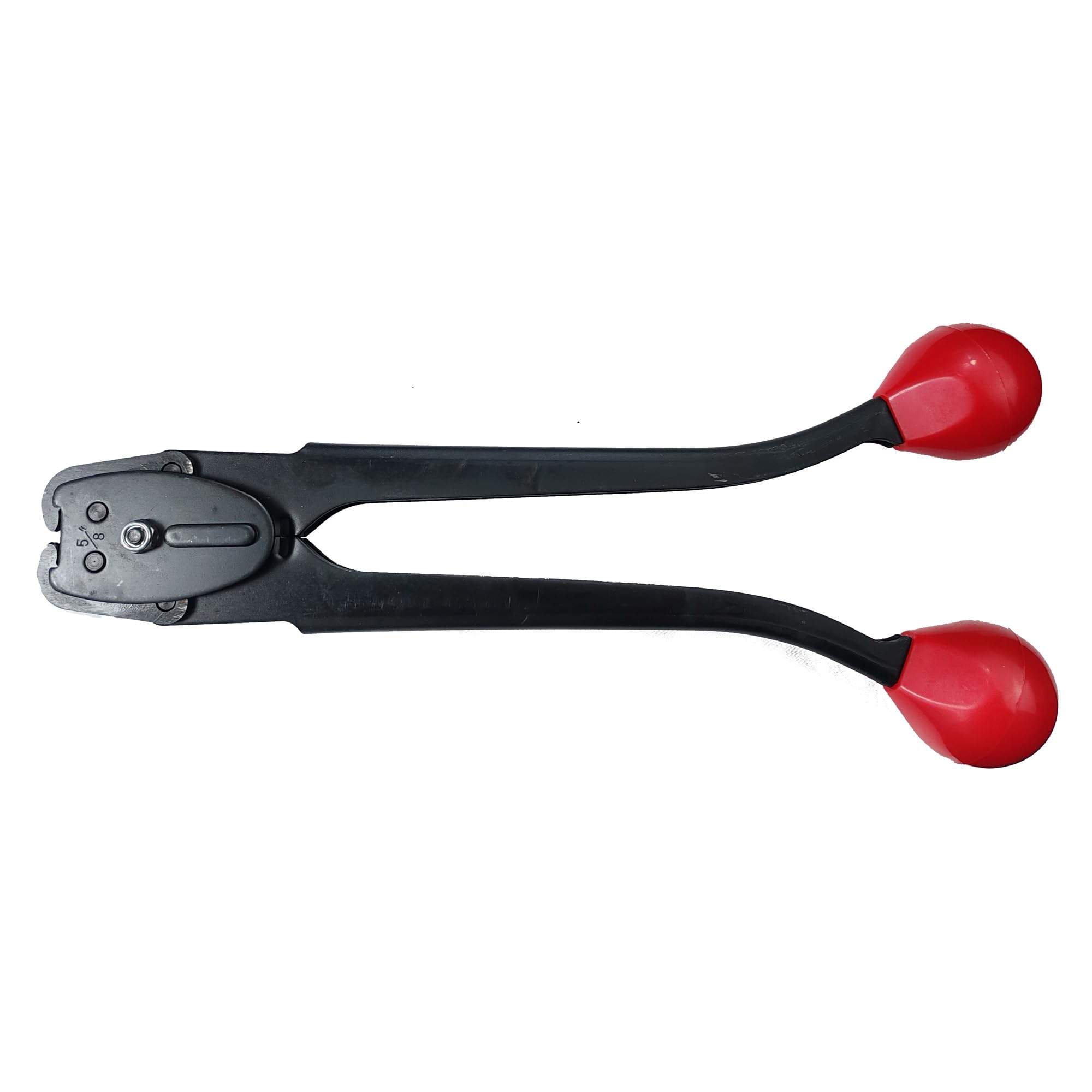 Stahl-Umreifungsgerät für 1,27 cm bis 1,9 cm Breite, Umreifungsgerät für 0,3–0,8 mm Dicke, Robustes manuelles Umreifungsset – ideal für hochfeste Verpackungen (Stahl-Umreifungsgerät 5/8 Zoll)