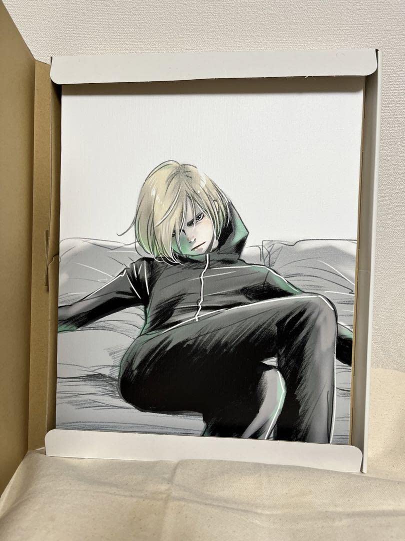 【未使用】ユーリ!!! on ICE　久保ミツロウ展　キャンバスアート　ユリオ Amazon.co.jp: ユーリon ICE ユーリ・プリセツキー 久保ミツロウ