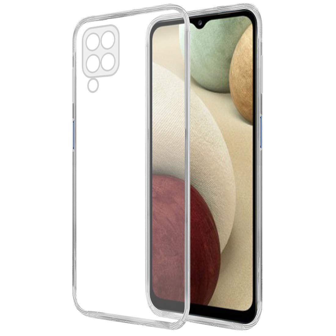 Amazon Brand - Solimo Silicone Mobile Cover for Samsung Galaxy F62 / M62 Soft and Shockproof Back Cover with inbuilt Cushioned Edges (Transparent) (B098PDWSXY) Amazon Price History, Amazon Price Tracker