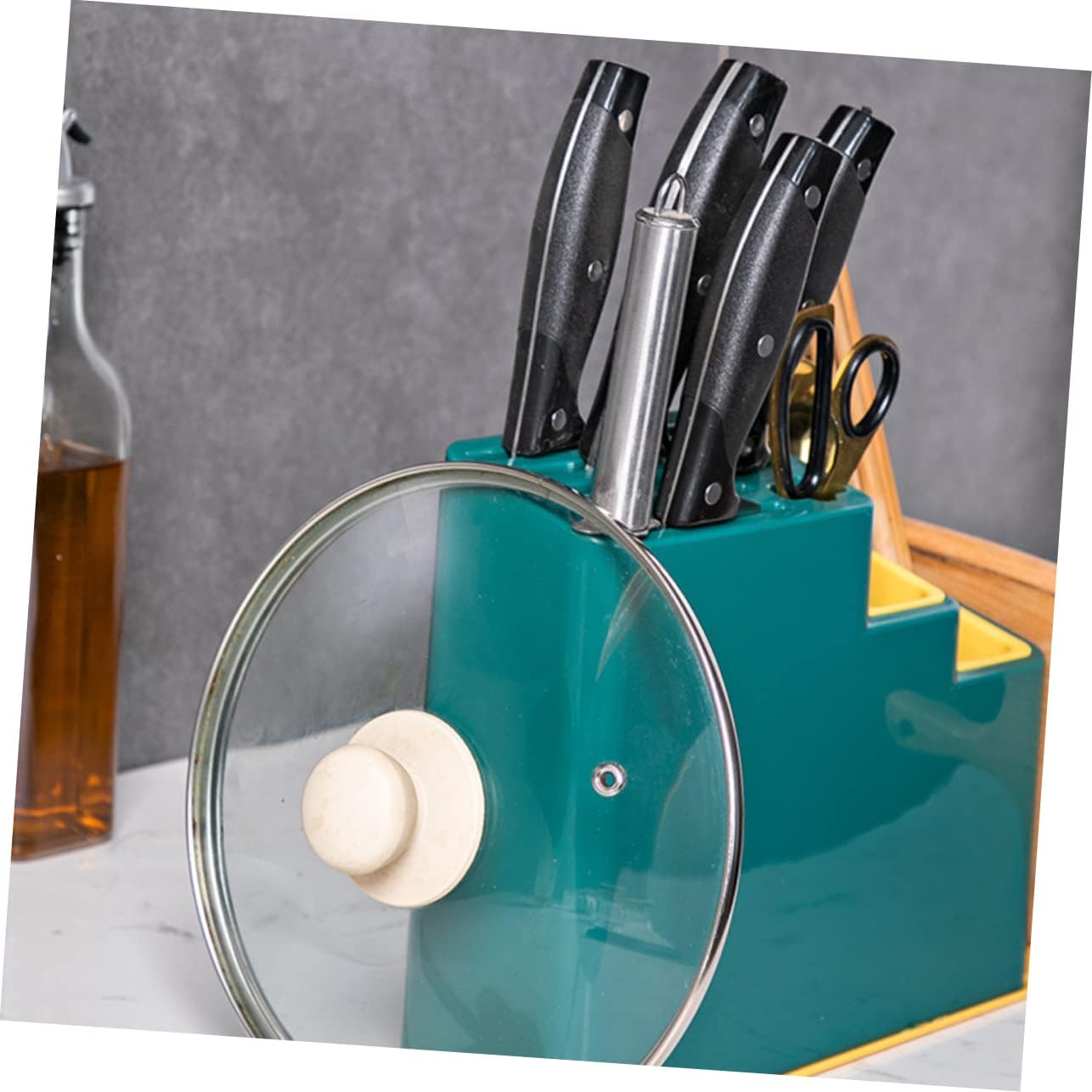 Slim Cutlery Tray Countertop Storage Rack Kitchen Utensil Holder Organizers