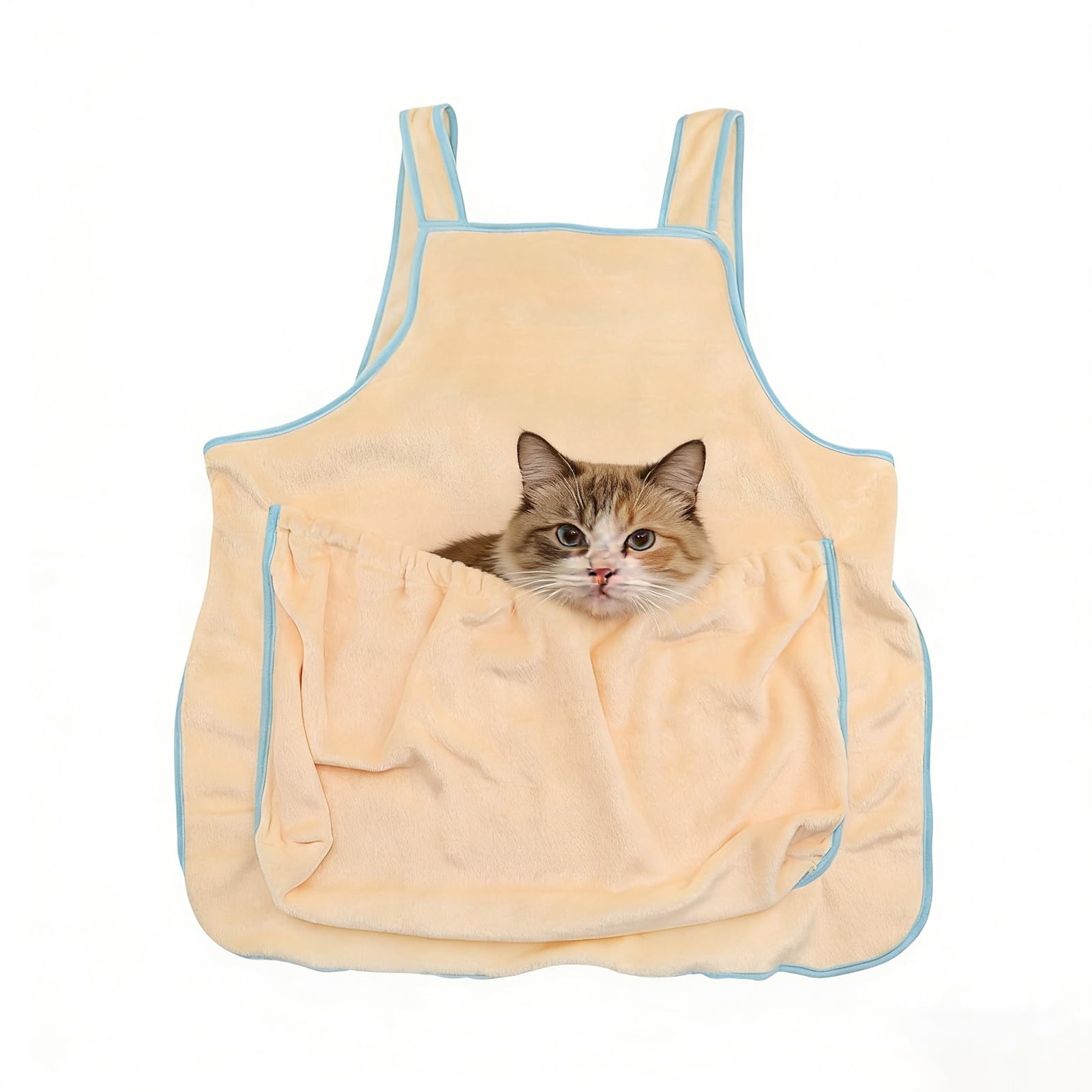 Cat Carrier Pouch - Pet Sleeping Sling Apron | Adjustable Cat Carrying Apron,for Travel Hiking Walking Indoor Outdoor Daily Commuting Road Trip