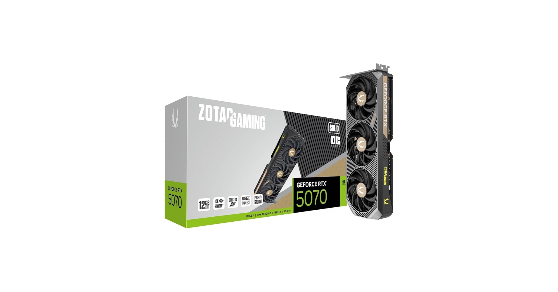 Amazon.com: ZOTAC Gaming GEFORCE 5070 Solid OC 12GB 192BITS GDDR7