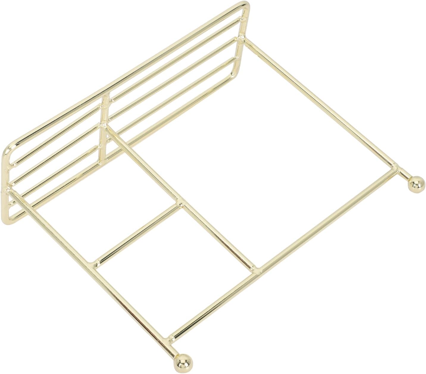 DECHOUS Mini Iron Laundry Rack Simulation Cloth Stand for Doll Clothes Storage Miniature Drying Rack Decor for Dollhouse Accessories Smooth Polished Surface Gold Upgrade Version