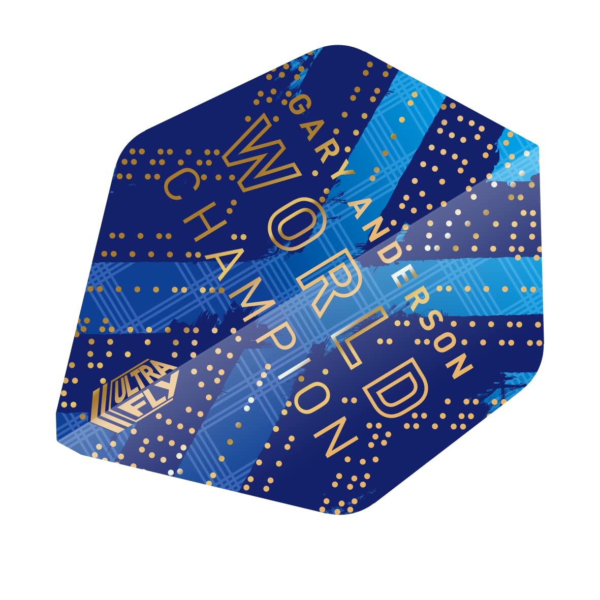 Unicorn UltraFly Dart Flights | Gary Anderson World Champion Design | AR Type 2 Shape| Ultra Durable 100 Micron Polyester PET