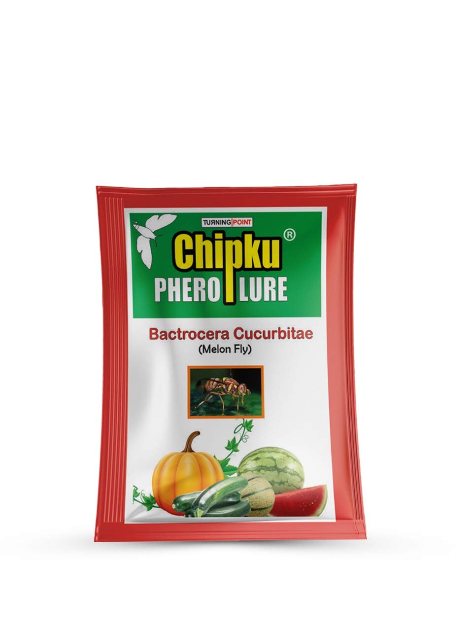 Chipku- Pheromone Lure for Melon Fly (Bactocera cucurbitae) Pack of 10 Melon Lure only