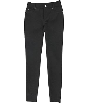I-N-C Womens Heathered Casual Trouser Pants Grey 4 Regular