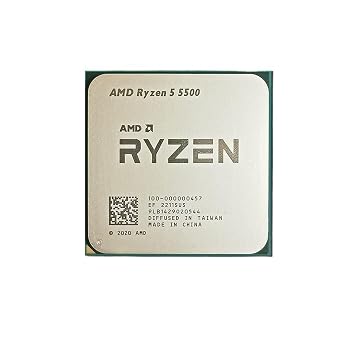 GLPMZANB AMD Ryzen 5 5500 R5 5500 3.6 GHz 6-Core 12-Thread CPU Processor 7NM L3=16M 100-000000457 Socket AM4 No Fan