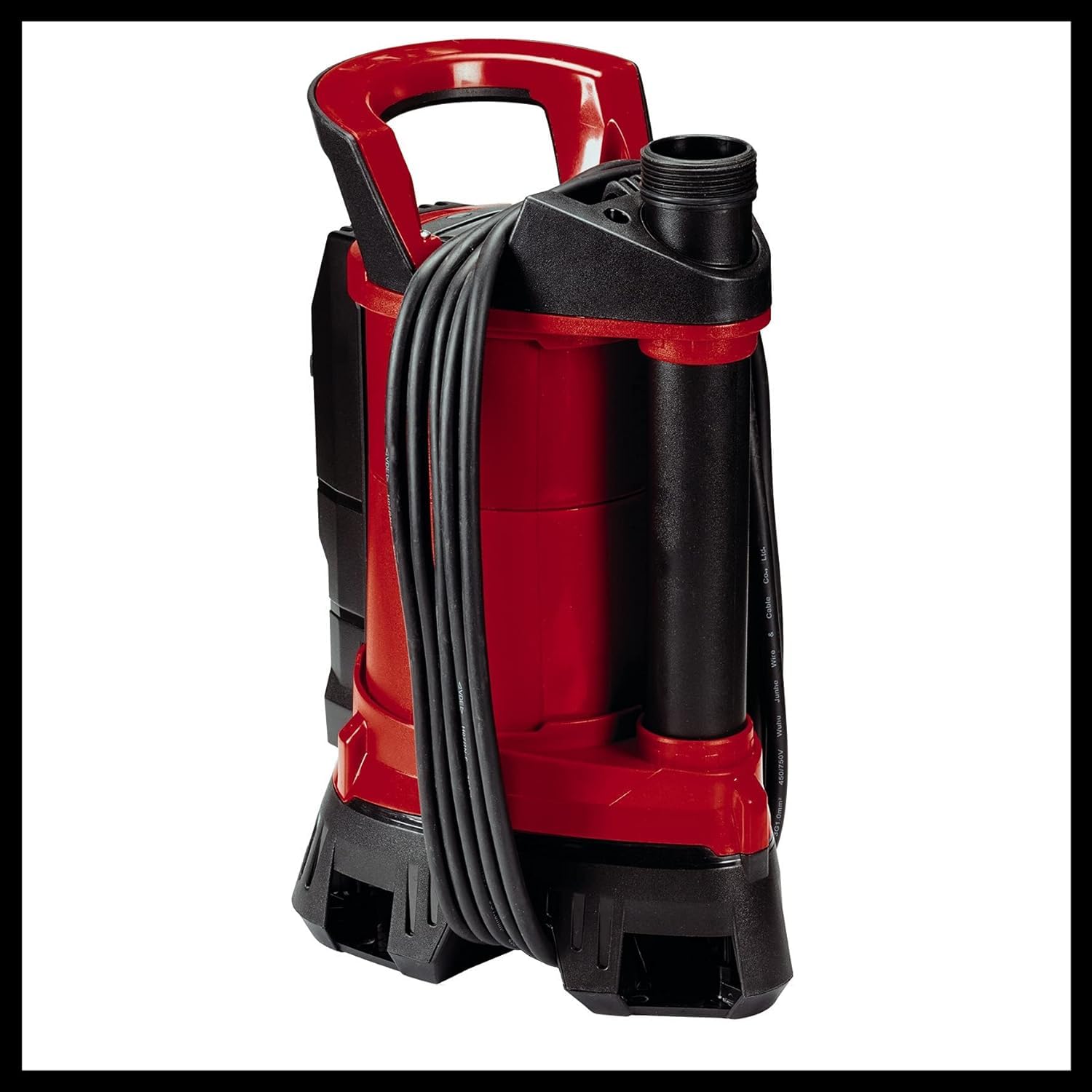 Einhell Bomba de aguas sucias - GE-DP 6935 A ECO. 690 W, capacidad de 17.500l/h, profundidad max. de inversión 7 m, conexión de manguera 47.8 mm, cuerpos extraños hasta 35 mm