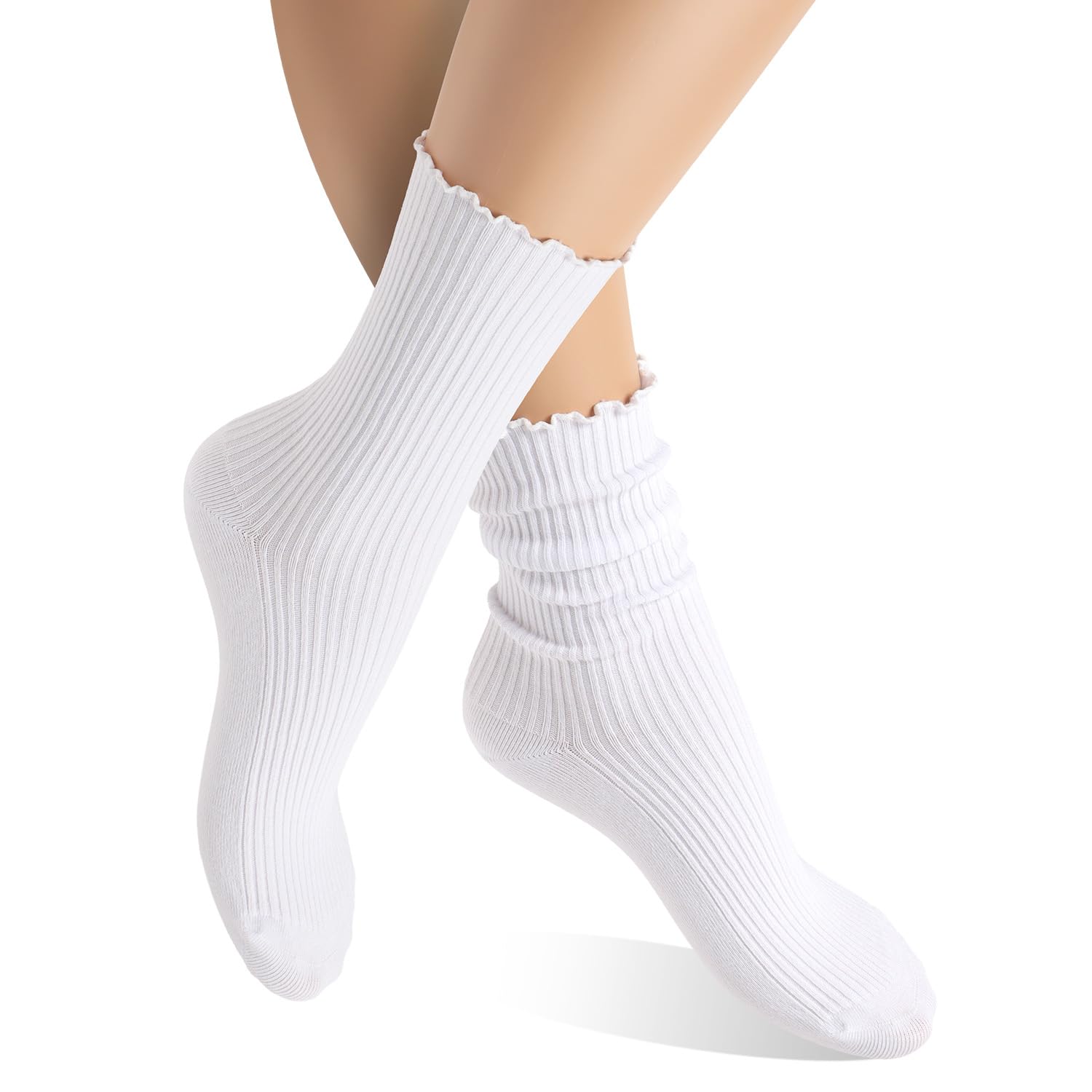 alber's BIO COMFORT - 5 Pares Calcetines Mujer Algodón Bio, 36-41