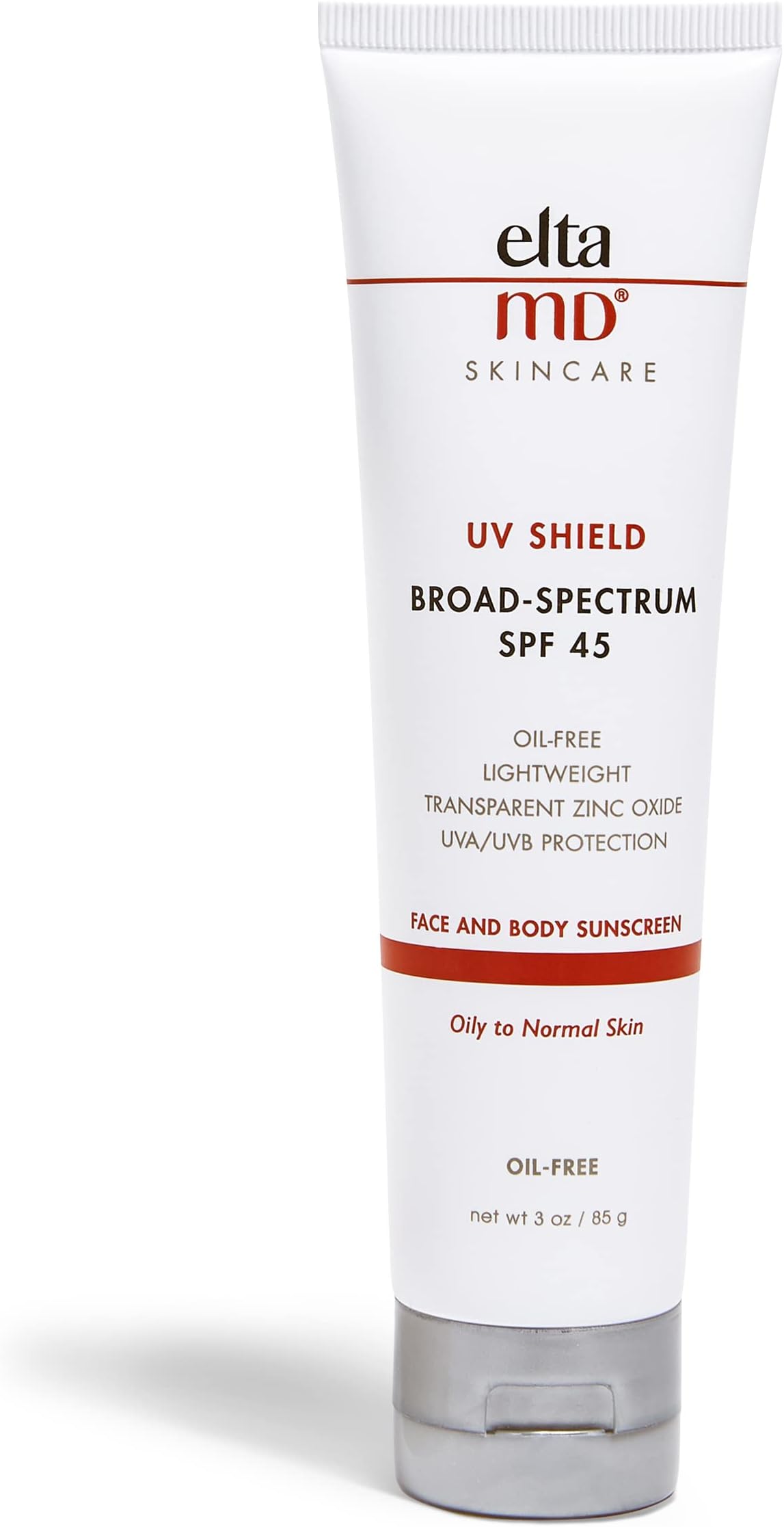 EltaMD UV Shield Full-Body Sunscreen Lotion Broad-Spectrum SPF 45, Non-Greasy, Sheer, Dermatologist-Recommended Face Sunscreen with Zinc Oxide, 3 oz