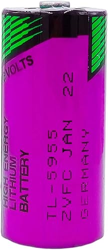 Miniatura 3 de LITKEQ Paquete de 5 baterías TL-5955 de 3,6 V 23AA 1650 mAh para batería de litio Tadiran de 3,6 voltios TL-5955