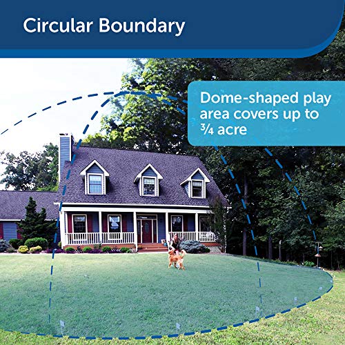 PetSafe Stay & Play Wireless Fence with Replaceable Battery Collar – Covers up to 3/4 Acre – For Dogs & Cats over 5 lb – Waterproof Collar with Tone & Static – From Parent Company of INVISIBLE FENCE PetSafe Stay & Play Wireless Fence with Replaceable Battery Collar – Covers up to 3/4 Acre – For Dogs & Cats over 5 lb – Waterproof Collar with Tone & Static – From Parent Company of INVISIBLE FENCE