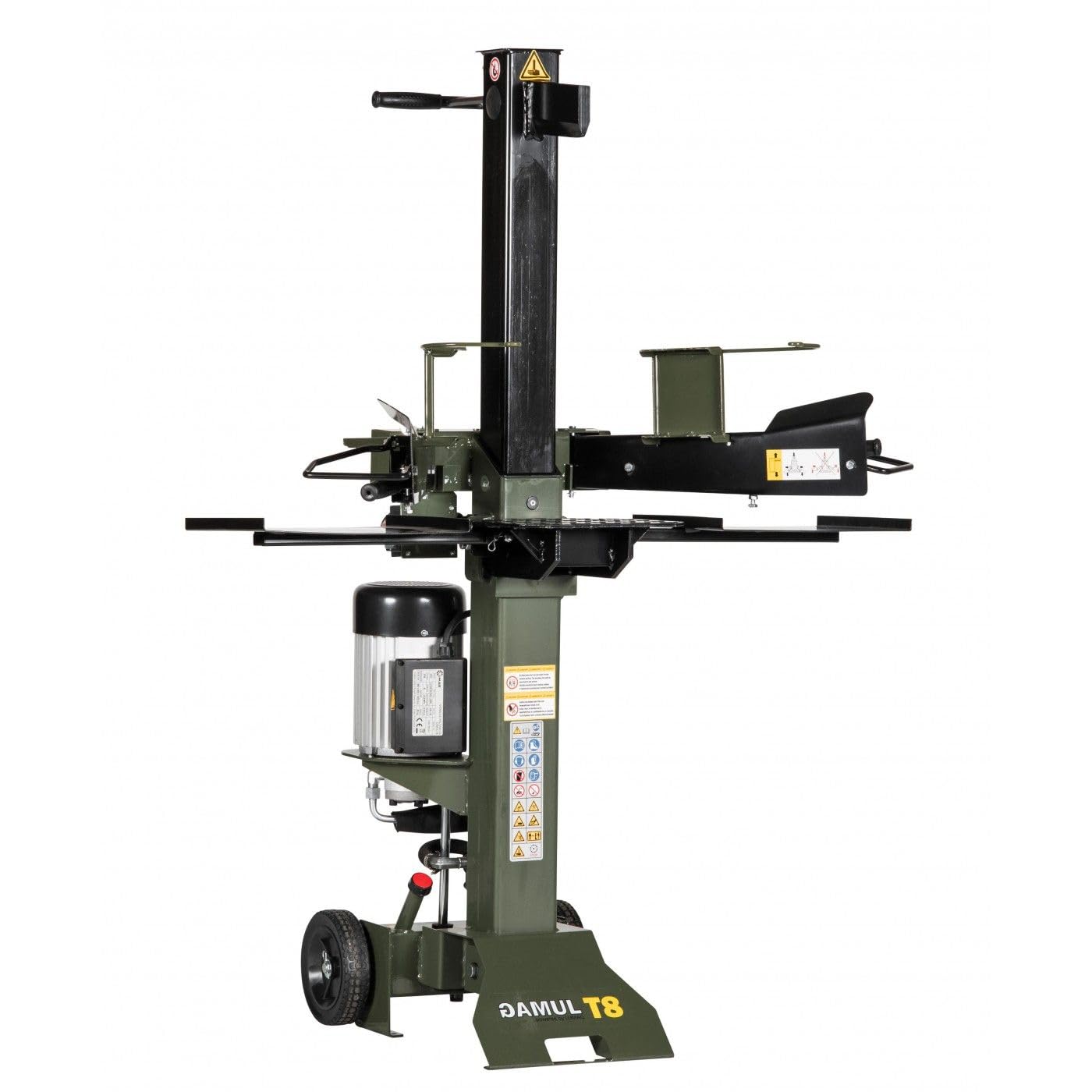 Lumag Log Splitter 8Ton Vertical 230V Log Splitter 8 Ton Gamul T8