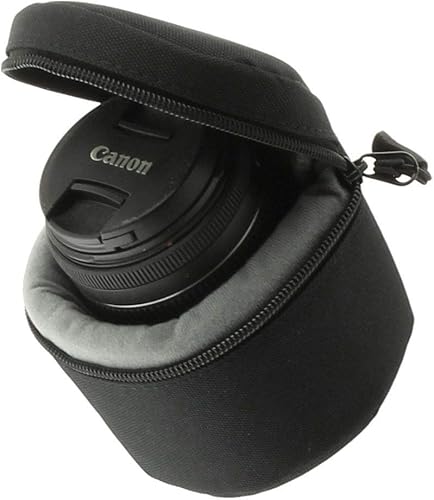 Miniatura 3 de Navitech Funda protectora para lente de cámara resistente al agua negra compatible con ZEISS Loxia 235  ZEISS Loxia 250  ZEISS Touit 1.832