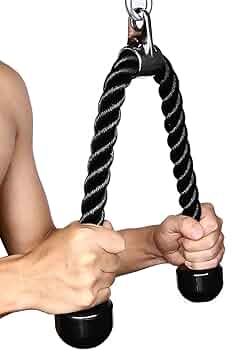 Amazon | Anfurt トライセップロープ 腹筋運動 68 cm