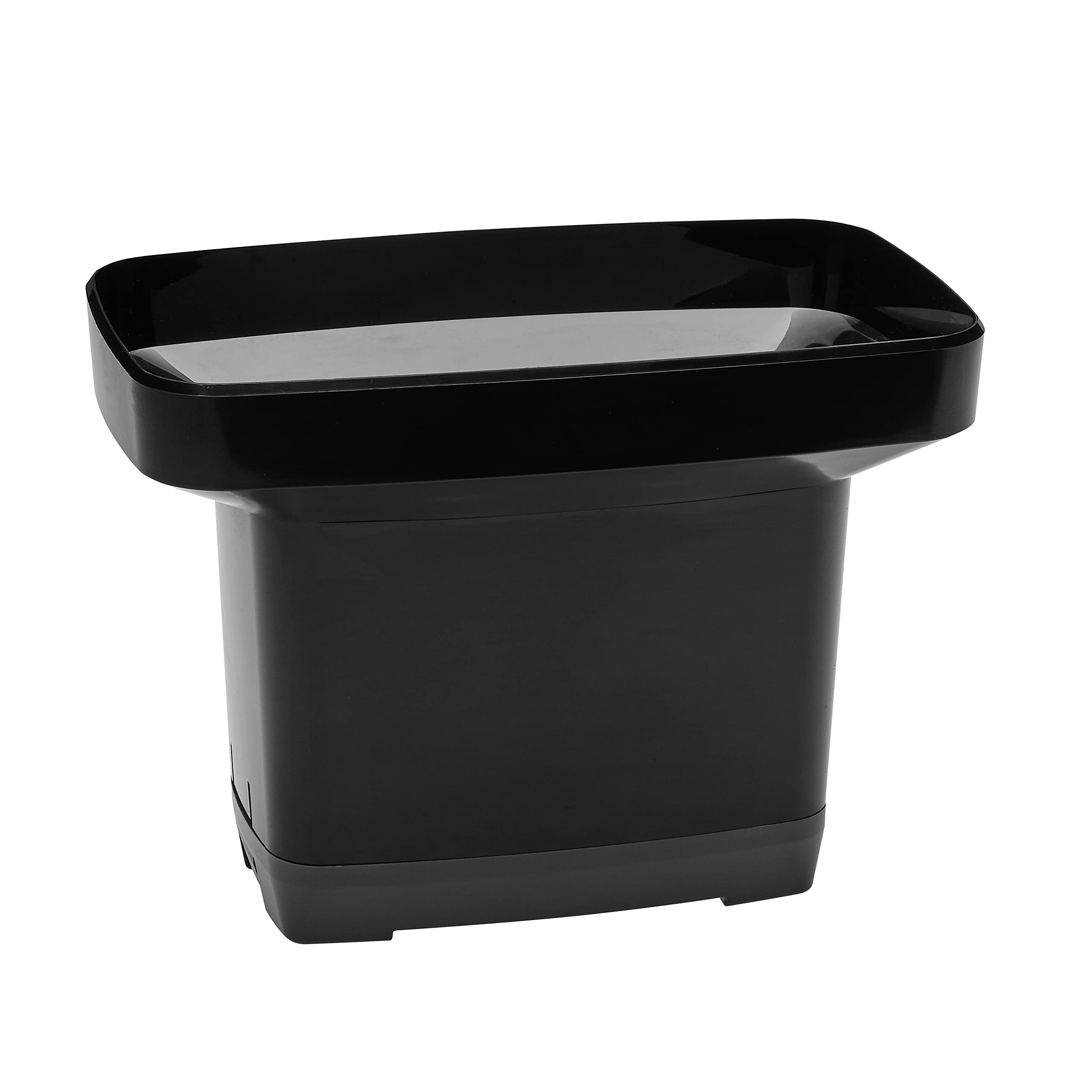TFA Dostmann Splash 47.3006.01 - Pluviómetro Digital inalámbrico para jardín, con autodrenaje, Color Negro
