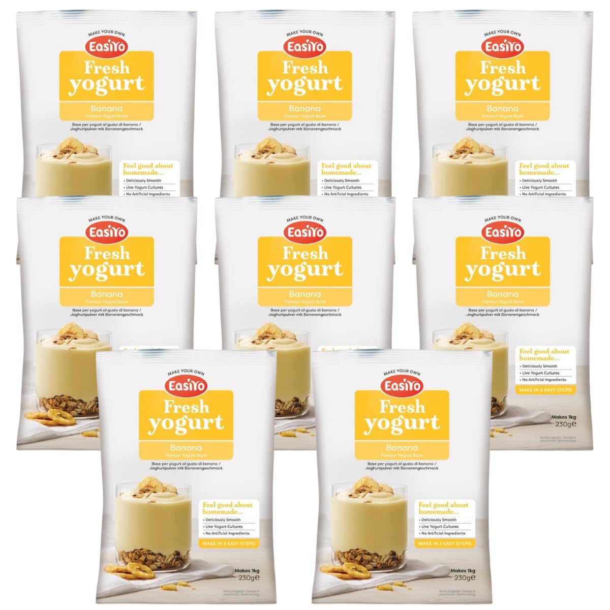 Sponsored Ad – Yogurt Banana 8 Pack Yoghurt 1KG Sachets