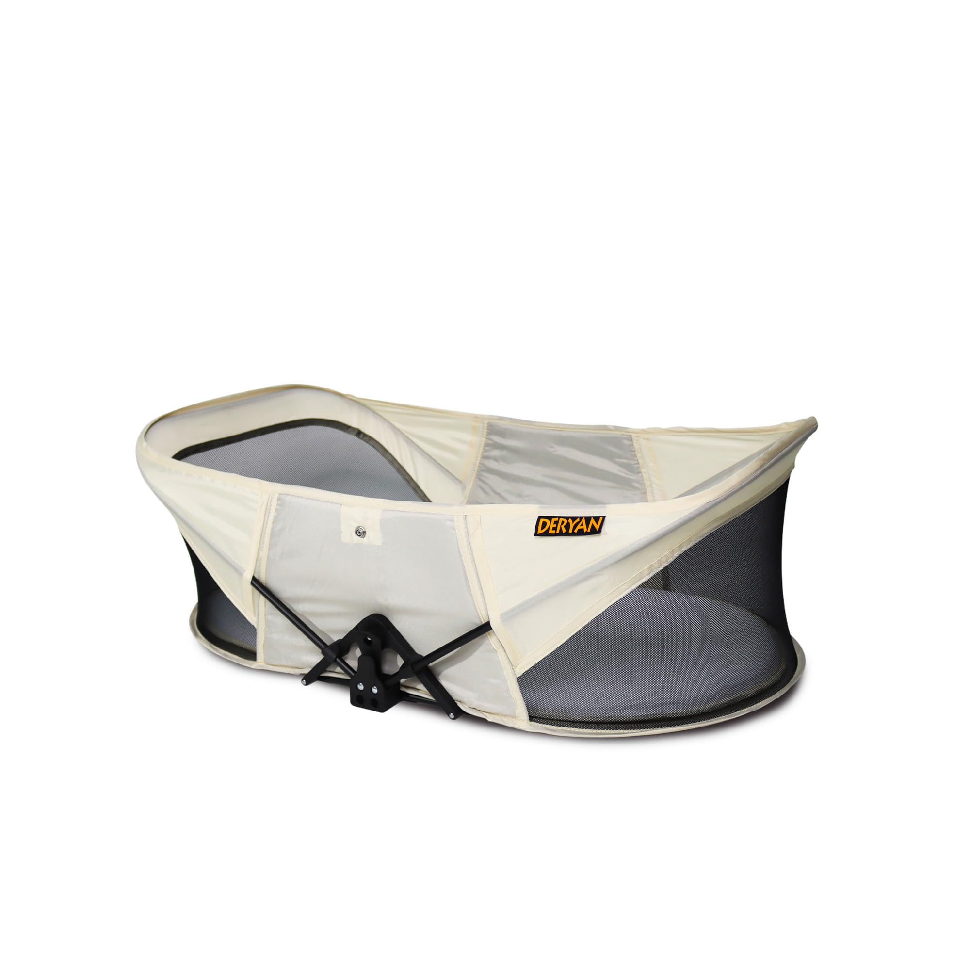 Deryan Infant Lettino da viaggio Pop Up Baby – dalla nascita fino a 1,5 anni – Leggero e compatto – Posizionato in 2 secondi – Lettino da viaggio per bambini – Con zanzariera e borsa da viaggio