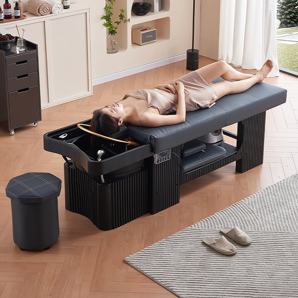 Leżak do masażu szamponem, cyrkulacja wody, leżanka do masażu tajskiego, do spa i salonów piękności