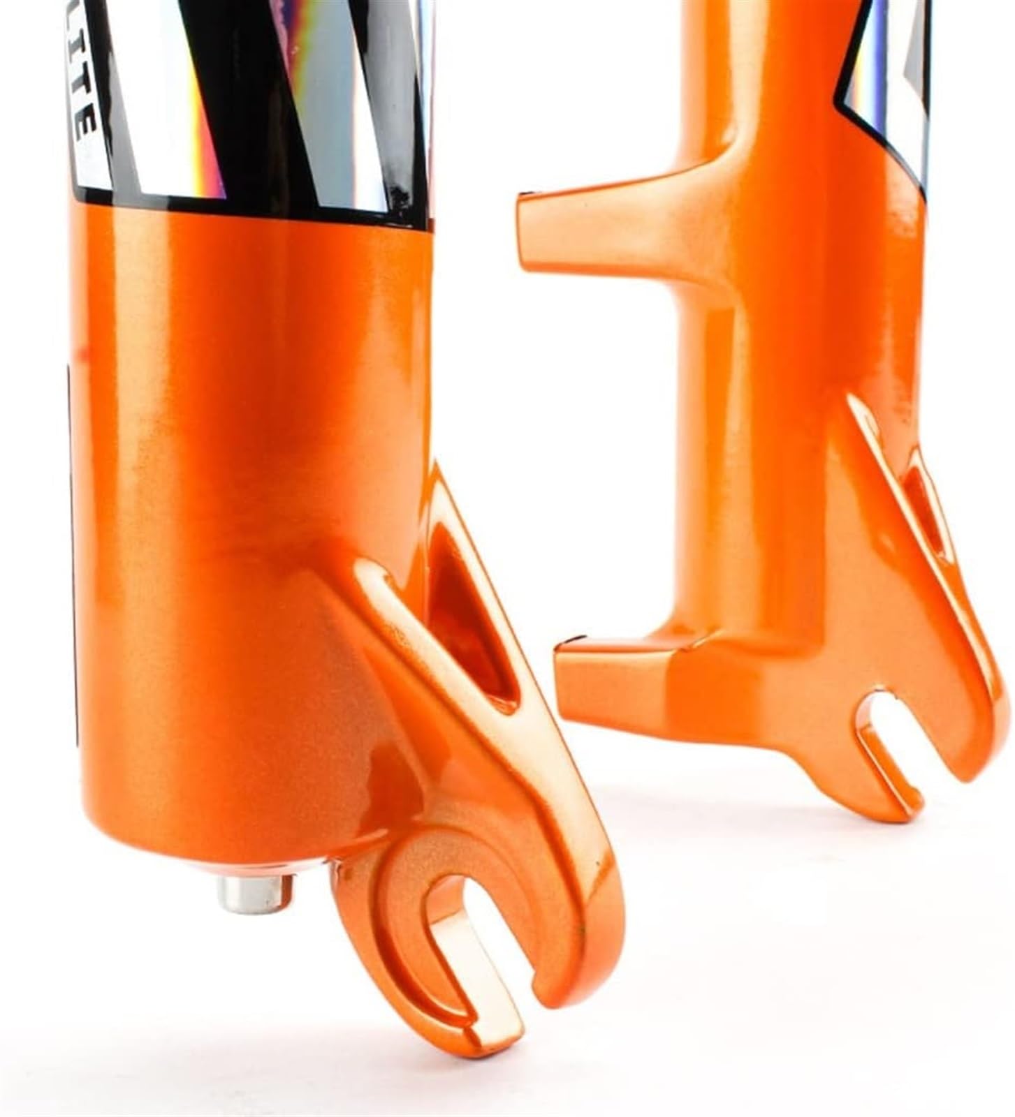 Fourche Avant de VTT ultralégère à Suspension pneumatique DH à Double contrôle d'épaulement et Tube Droit