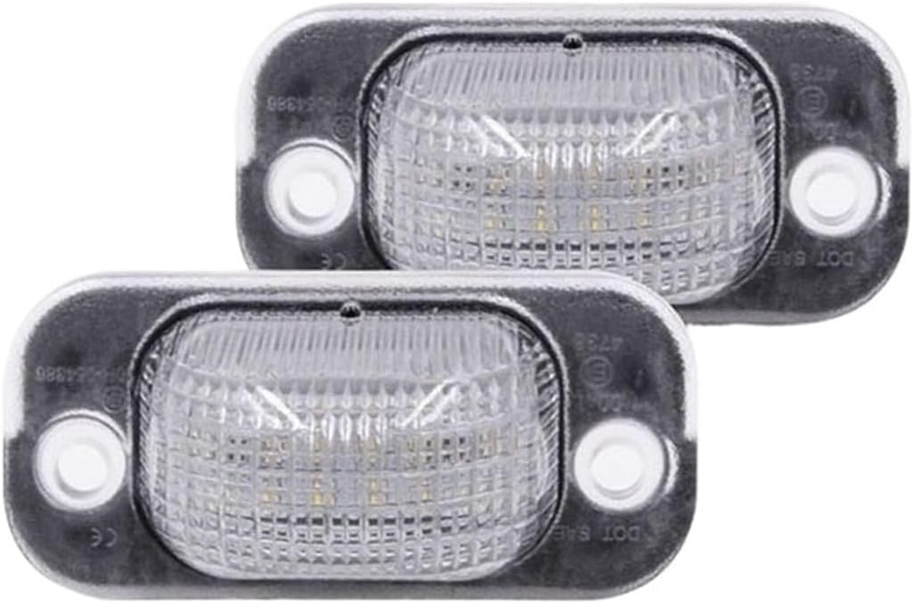 L-ed Number Plate Lamp Fit For Seat Toledo I 1991 1992 1993 1994 1995 1996 1997 1998 1999 White License Plate Light Assembly