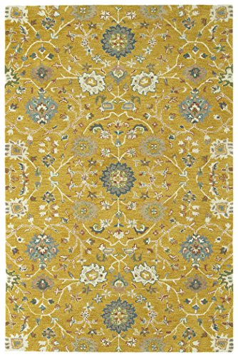 Kaleen Amaranta Collection Hand-Tufted Area Rug, 5' X 7'9", Gold #TOP6